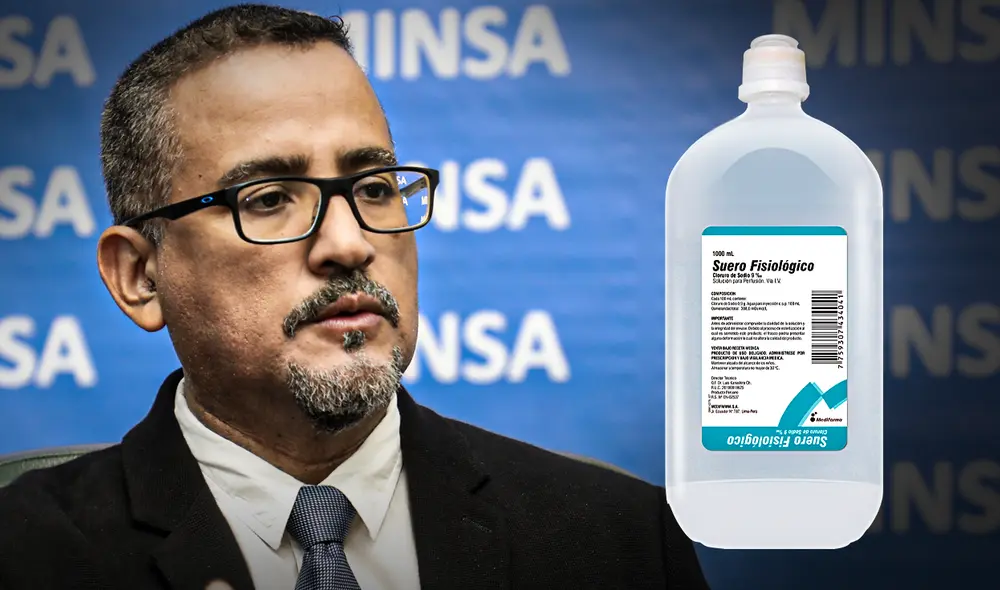 Viceministro de salud pública, Ricardo Peña admitió que hubo un error de la Digemid en el control del proceso de manufactura de los lotes del suero de Medifarma. Foto composición/ Jazmin Ceras Viceministro de salud pública, Ricardo Peña admitió que hubo un error de la Digemid en el control del proceso de manufactura de los lotes del suero de Medifarma. Foto composición/ Jazmin Ceras