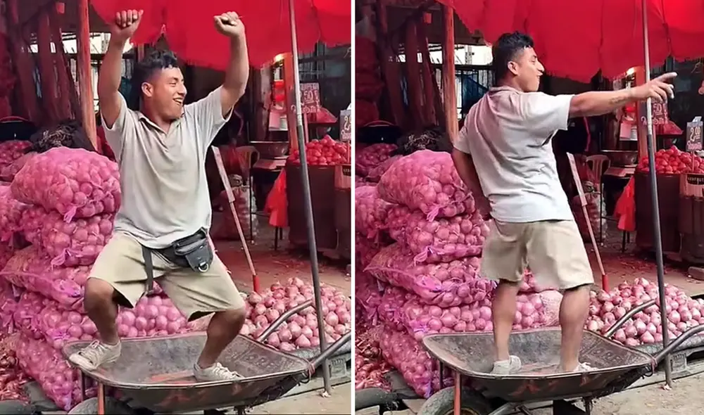 Clip se viralizó rápidamente en Facebook y TikTok. Foto: composición LR/ TikTok