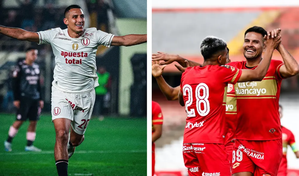 Universitario vs Sport Huancayo chocan desde las 8.00 p. m. Foto: composición LR/Instagram