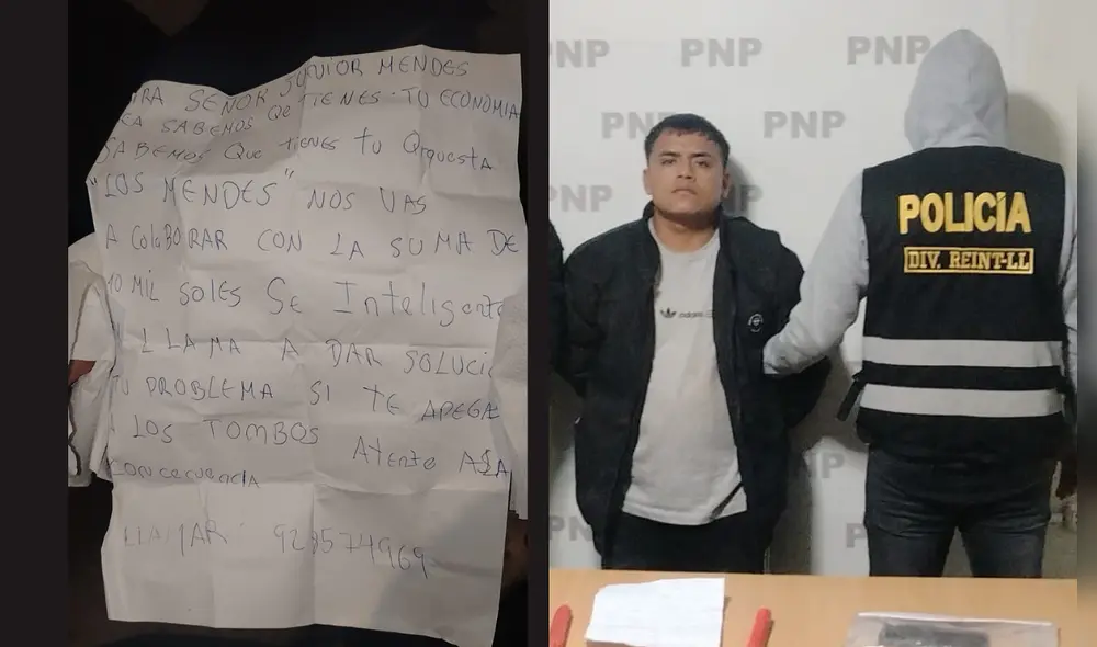 Capturan a delincuente miembro de la banda criminal 'Los Correcaminos del Alto Trujillo'. Foto: composición LR/ PNP Capturan a delincuente miembro de la banda criminal 'Los Correcaminos del Alto Trujillo'. Foto: composición LR/ PNP