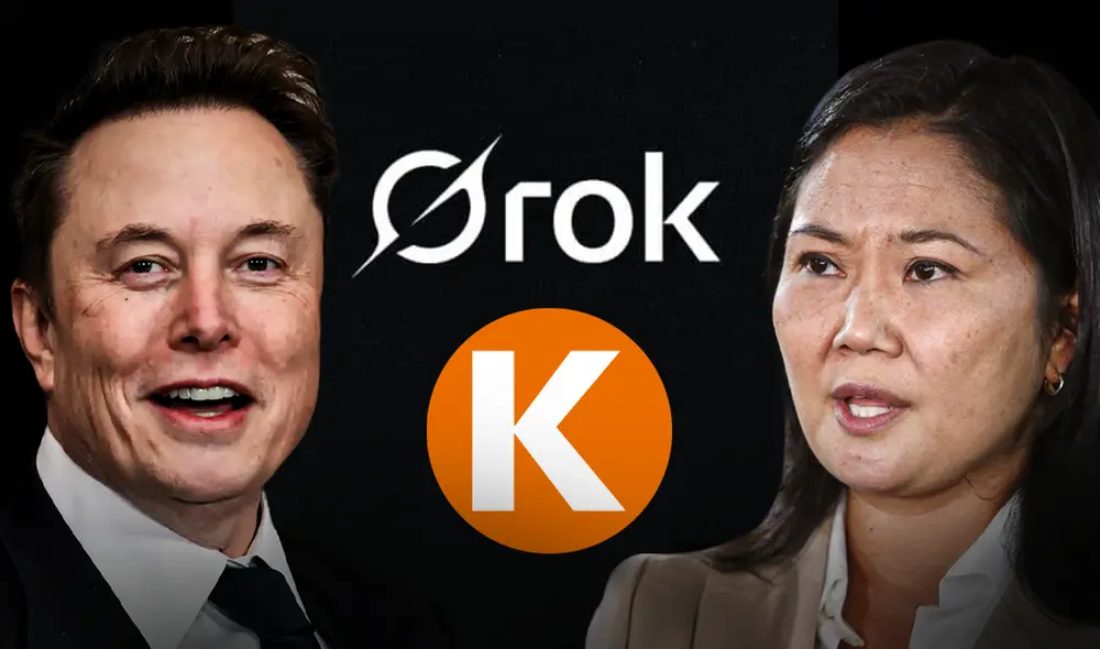 La IA de Elon Musk señaló a la agrupación política de Keiko Fujimori como la mas corrupta del Perú | Composición: Jazmín Ceras / Foto: LR.