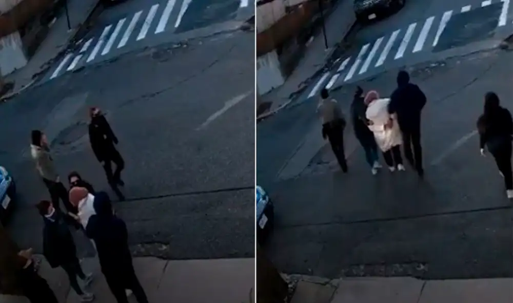 Los agentes del ICE que detuvieron a la estudiante turca estaban encapuchados y con el rostro cubierto. Foto: captura/difusión