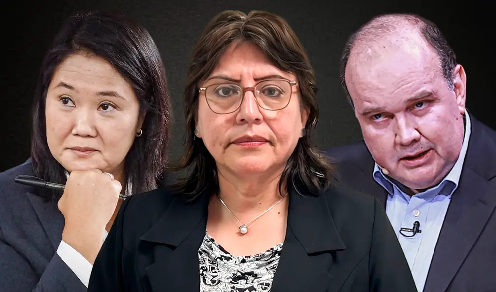 Los líderes de Fuerza Popular y Renovación Popular arremetieron contra la fiscal de la Nación, Delia Espinoza. Foto: composición de Ariana Espinoza/LR.