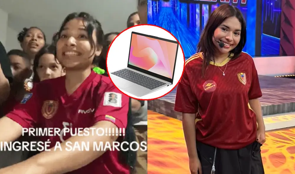 La entrega se realizó como un símbolo de apoyo a su arduo camino académico. Foto: composición LR/ Facebook