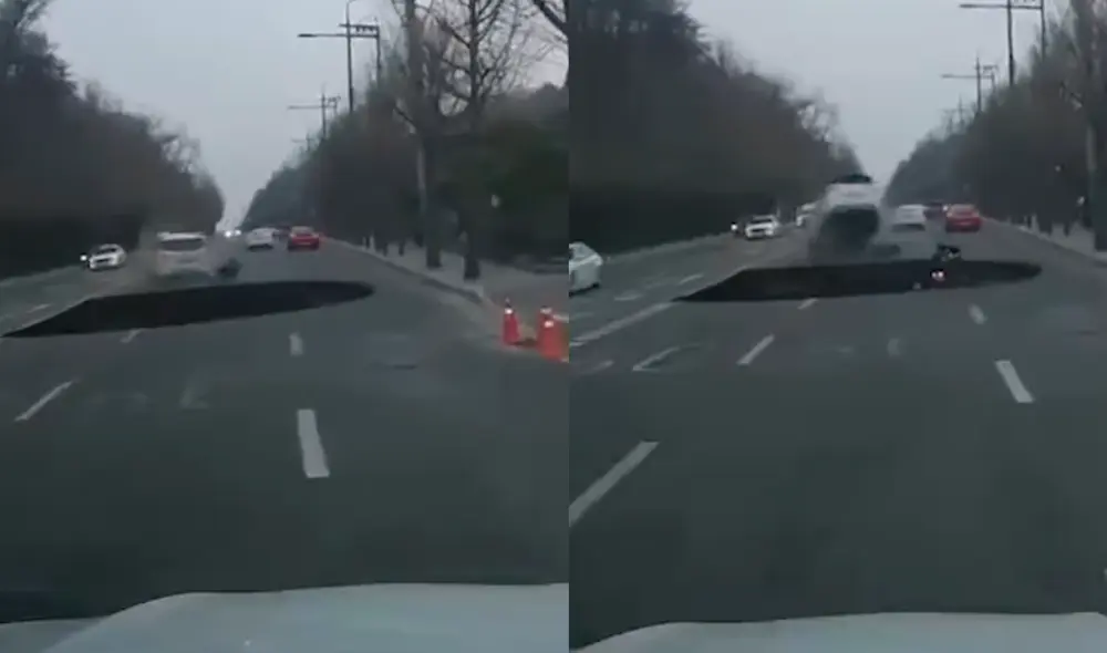 Las autoridades de Corea del Sur realizaron un intenso operativo de rescate que duró 17 horas para recuperar el cuerpo del motociclista. Foto: composición LR/Le Parisien.