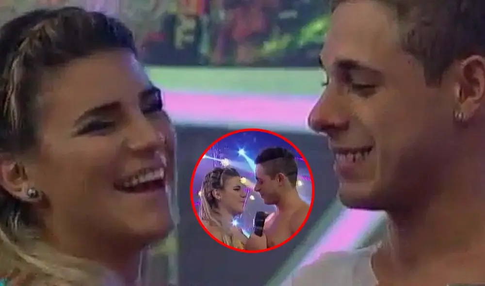 Macarena Vélez y Hugo García tuvieron un breve 'romance' en 'Combate'. Foto: Composición LR/Captura/ATV