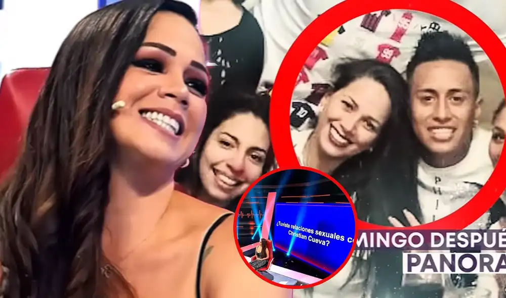 Melissa Klug se sentará en el sillón rojo y mostrará los chats que tuvo con Christian Cueva: Foto: composición LR/difusión