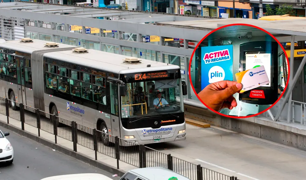 Tarjeta del Metropolitano puede ser recargado con Plin de Interbank o BBVA. Foto: Composición LR/Andina. Tarjeta del Metropolitano puede ser recargado con Plin de Interbank o BBVA. Foto: Composición LR/Andina.