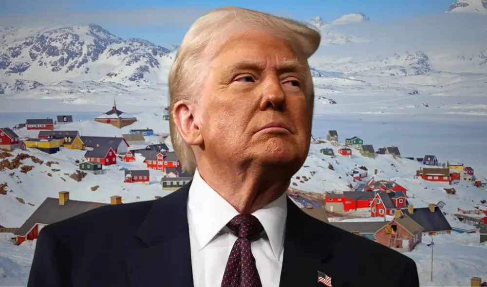 Groenlandia refuerza su unidad política, mientras Trump insiste en su importancia estratégica para la seguridad global. Foto: composición LR/EFE/Clarín