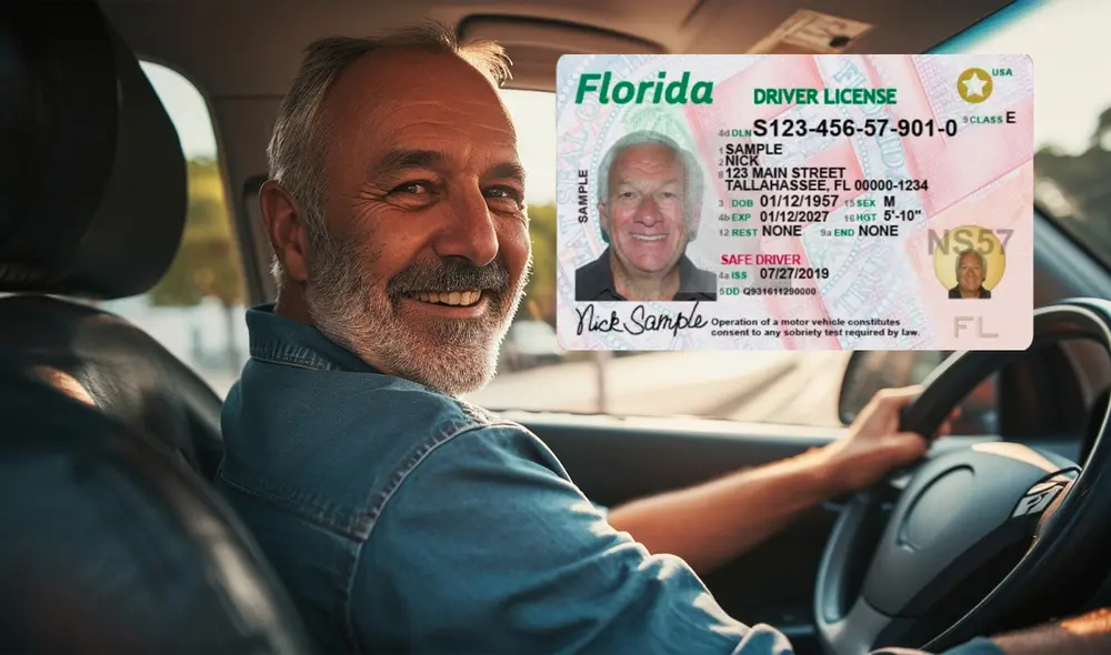 En Florida, la renovación de la licencia de conducir es esencial para los conductores, especialmente para los adultos mayores. Foto: composición LR/FLHSMV