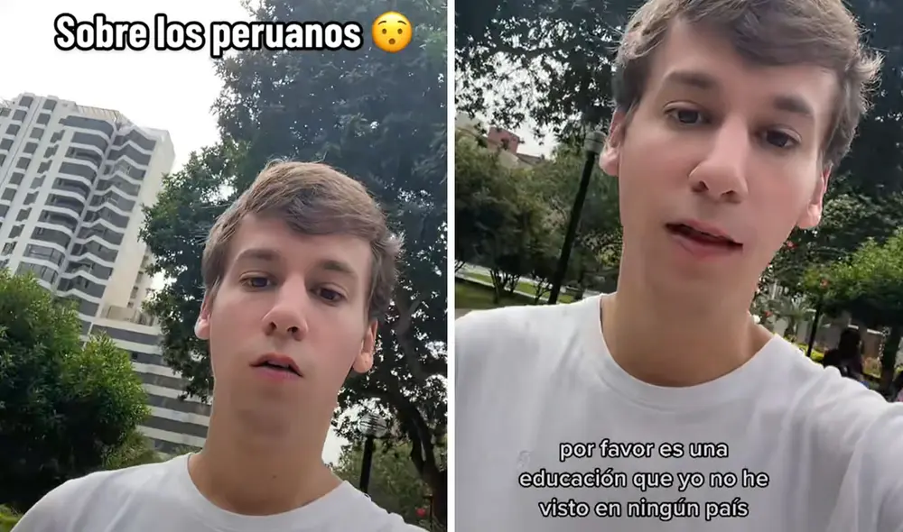 Visitante quedó sorprendido con la calidez con la que los peruanos interactúan. Foto: composición LR/ TikTok