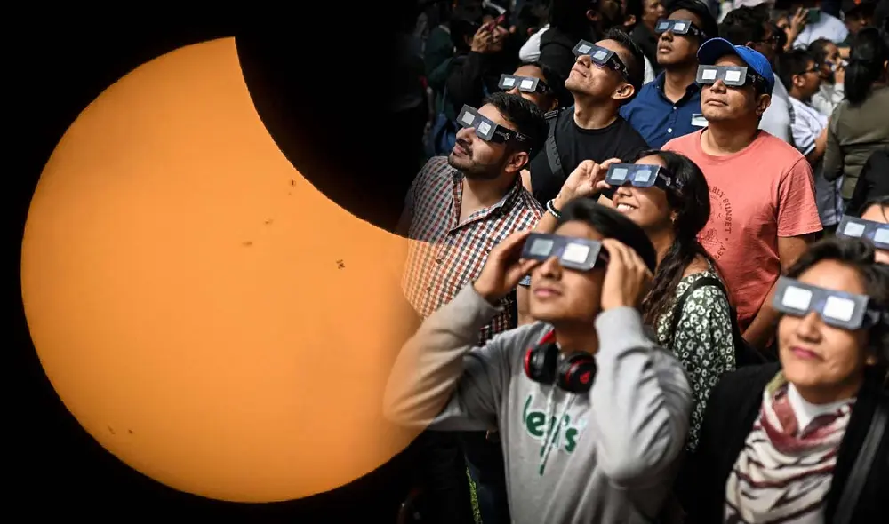 La cuenta regresiva para el eclipse solar parcial del 29 de marzo de 2025 ya comenzó. Este fenómeno proyectará una sombra parcial de la Luna sobre el Sol. Foto: composición LR/NASA/AFP La cuenta regresiva para el eclipse solar parcial del 29 de marzo de 2025 ya comenzó. Este fenómeno proyectará una sombra parcial de la Luna sobre el Sol. Foto: composición LR/NASA/AFP
