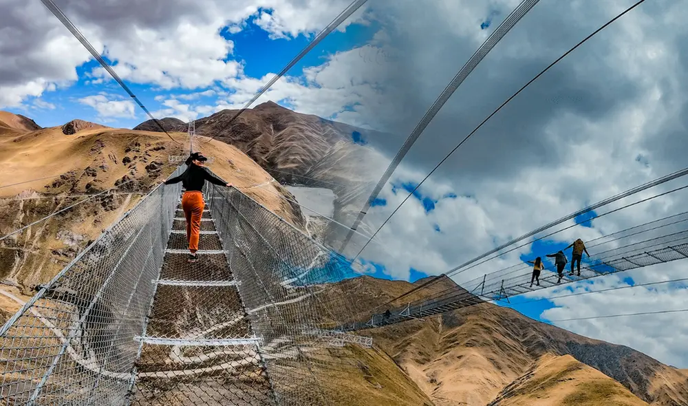 ¿Dónde se encuentra el puente colgante más extremo del Perú y cómo llegar desde Lima? Tiene más de 800 metros de altura. Foto: Mochilea Perú Travel. ¿Dónde se encuentra el puente colgante más extremo del Perú y cómo llegar desde Lima? Tiene más de 800 metros de altura. Foto: Mochilea Perú Travel.