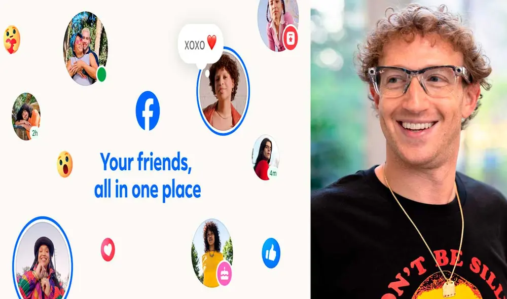 La actualización de Facebook ya se implementó en Estados Unidos. Foto: Meta / Mark Zuckerberg