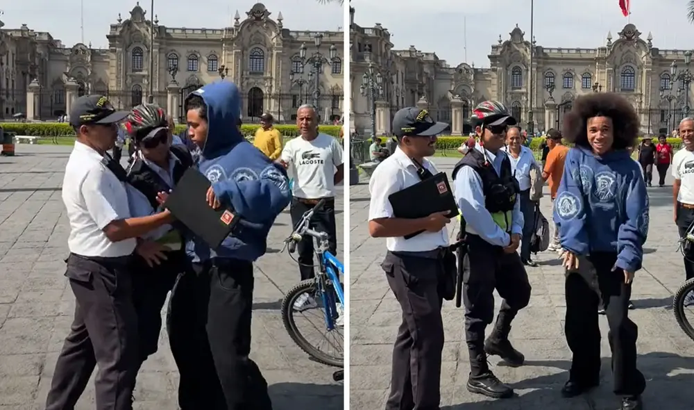 "Hola Perú", describió creador de contenido en redes. Foto: composición LR/ TikTok