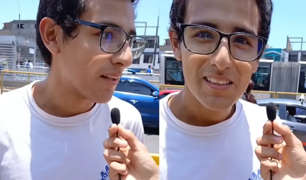 Varios usuarios que comentaron el video expresaron que el joven postulante llegaría lejos en el ámbito profesional. Foto: Composición LR/ YouTube