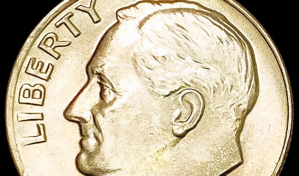 La moneda de 10 centavos de 1983, conocida como Roosevelt Dime Proof No-S, se vende por más de US$10.000 Foto: eBay La moneda de 10 centavos de 1983, conocida como Roosevelt Dime Proof No-S, se vende por más de US$10.000 Foto: eBay