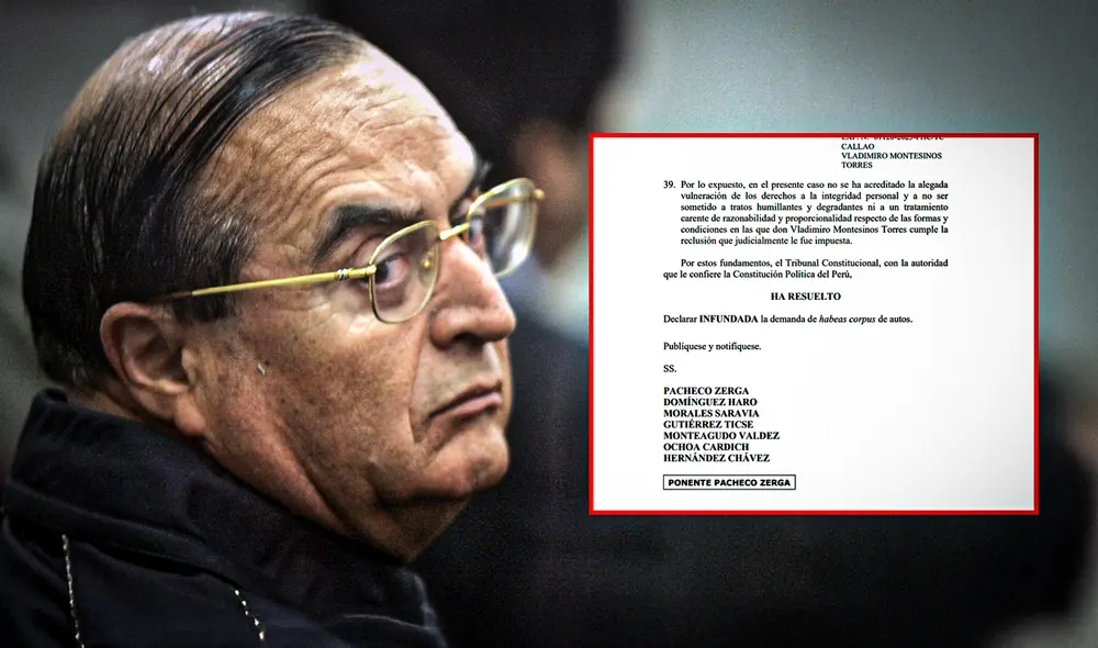 Vladimiro Montesinos fue sentenciado a 19 años de prisión por los casos Pativilca y Cantuta. Foto: composición LR.