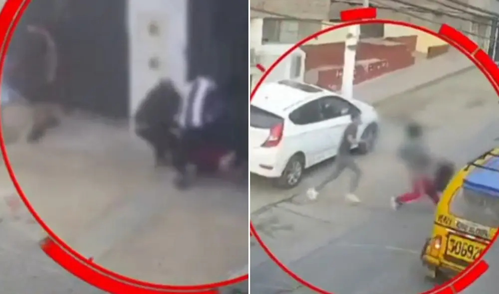 Vecinos de San Juan de Miraflores exigen acciones contra la violencia en la calle Pedro Silva. Foto: composición LR/captura ATV