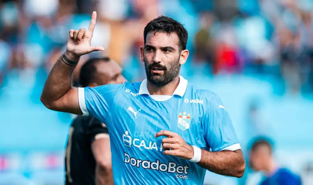 Martín Cauteruccio marco un doblete y dio una asistencia en la goleada de Sporting Cristal ante Deportivo Binacional. Foto: Sporting Cristal