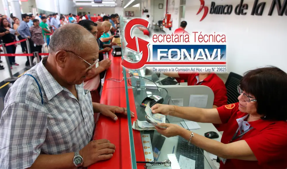 Fonavistas en Perú pueden saber cuánto les corresponde cobrar en el Banco de la Nación. Foto: Composición LR/Andina.