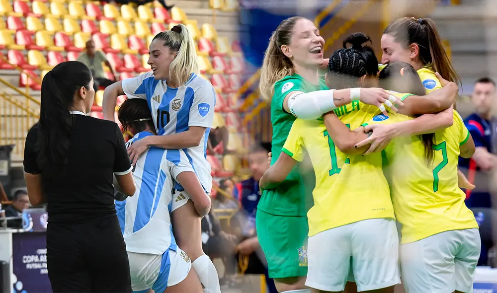 Argentina y Brasil clasificaron al Mundial de Futsal Femenino. Foto: composición LR/selección argentina/CBF Futsal Argentina y Brasil clasificaron al Mundial de Futsal Femenino. Foto: composición LR/selección argentina/CBF Futsal