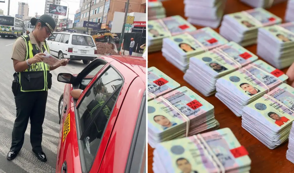Los brevetes pueden ser pagados en cualquier centro autorizado por el MTC. Foto: composición LR/Andina