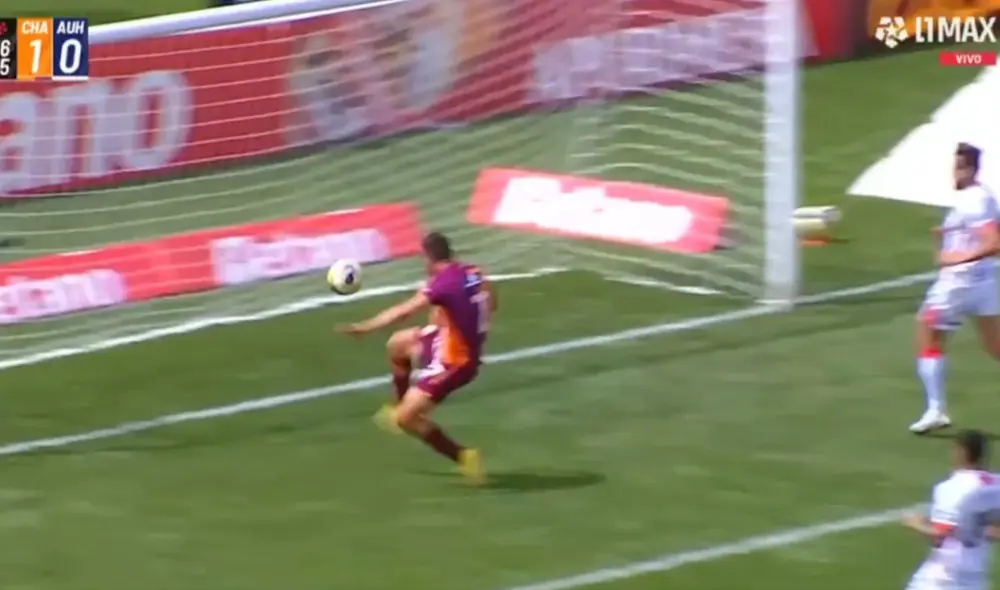 Pablo Bueno había marcado el 1-0 de Los Chankas ante Alianza Universidad de cabeza. Foto: captura de L1 Max