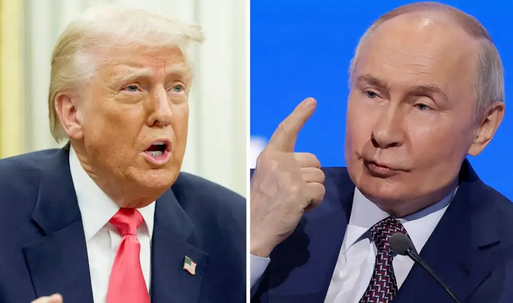 Putin, que ha cuestionado la legitimidad de Zelensky, rechazó un alto al fuego propuesto por Estados Unidos y Ucrania, lo que agrava la tensión entre ambas naciones y complejiza la situación en la región. Foto: Sky News Putin, que ha cuestionado la legitimidad de Zelensky, rechazó un alto al fuego propuesto por Estados Unidos y Ucrania, lo que agrava la tensión entre ambas naciones y complejiza la situación en la región. Foto: Sky News