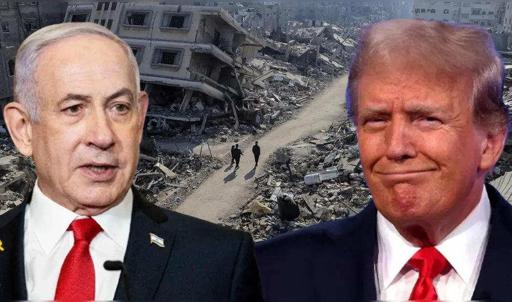 Benjamín Netanyahu anuncia fase decisiva en conflicto con Hamás y resurge propuesta del "plan Trump". Foto: composición LR