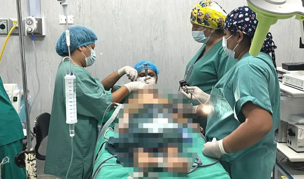 Menor fue operado en el Hospital de Emergencias Pediátricas. Foto: Difusión Menor fue operado en el Hospital de Emergencias Pediátricas. Foto: Difusión