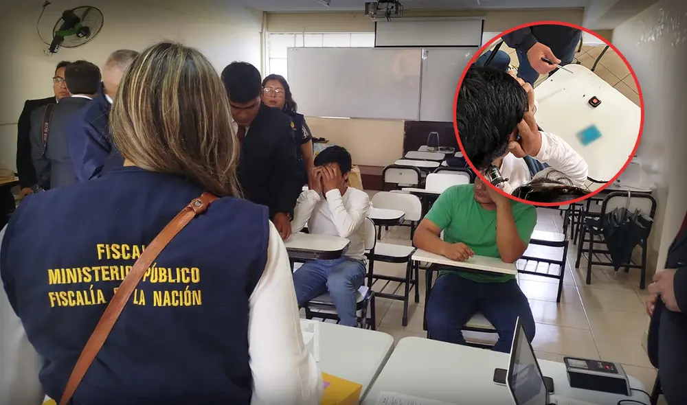 La Fiscalía y la PNP buscarán la red criminal que delinquió junto a los postulantes. Foto: composición LR/Universidad Nacional de Cajamarca.