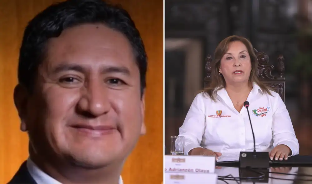 Prófugo de la justicia, Vladimir Cerrón, desconoció a Dina Boluarte en una entrevista desde la clandestinidad. Foto: Composición/LR Prófugo de la justicia, Vladimir Cerrón, desconoció a Dina Boluarte en una entrevista desde la clandestinidad. Foto: Composición/LR