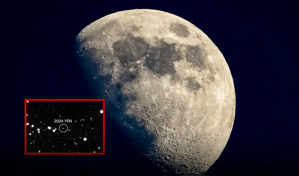 El asteroide 2024 YR4 ha dejado de ser una amenaza para la Tierra, con solo un 2% de posibilidades de colisionar con la Luna, según el telescopio James Webb. Foto: AFP