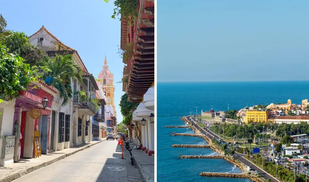 Cartagena de Indias es muy visitado en Colombia, ofrece experiencias únicas. Foto: Composición LR/Andina.