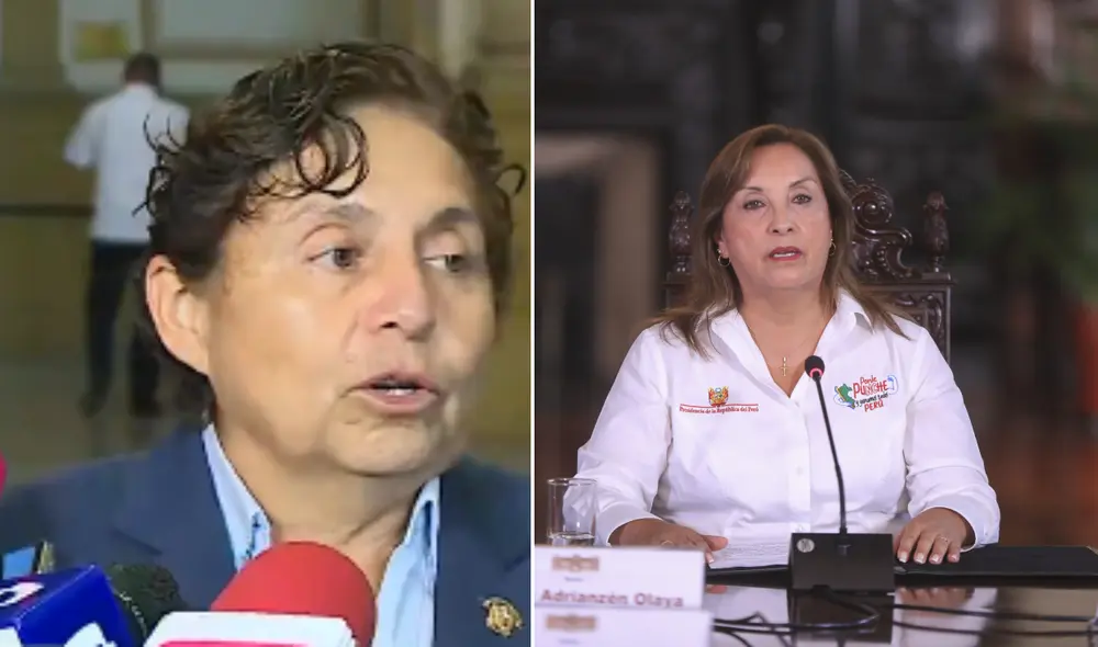 Susel Paredes calificó la propuesta del Gobierno de Dina Boluarte como un golpe a la democracia. Foto: Composición/LR Susel Paredes calificó la propuesta del Gobierno de Dina Boluarte como un golpe a la democracia. Foto: Composición/LR