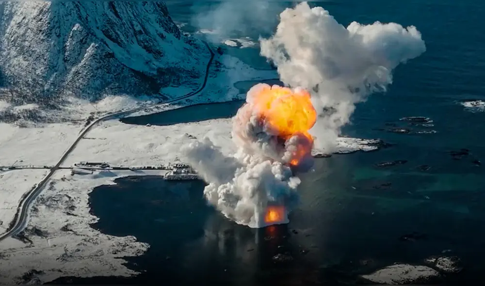 El cohete Spectrum, primer vehículo orbital lanzado desde Europa, se estrelló en el mar 30 segundos tras su despegue desde Andøya, Noruega. Isar Aerospace confirmó el incidente sin daños visibles. Foto: EFE