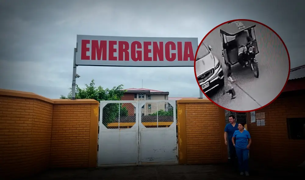 La menor recibió atención médica rápidamente tras el accidente de tránsito. Foto: Composición LR La menor recibió atención médica rápidamente tras el accidente de tránsito. Foto: Composición LR