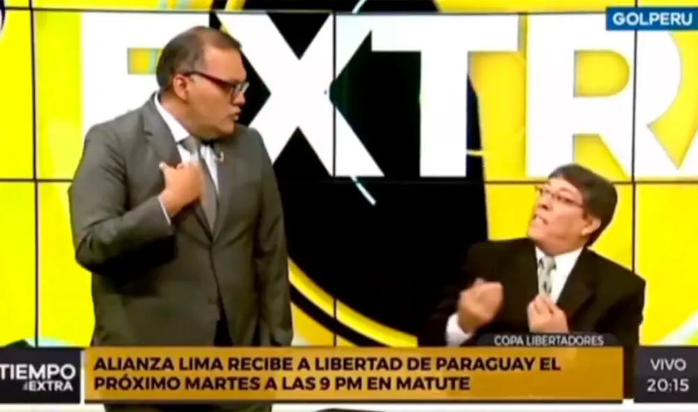 'Tanke' Arias y Eduardo Malásquez son compañeros en Tiempo Extra. Foto: composición LR/captura de Tiempo Extra