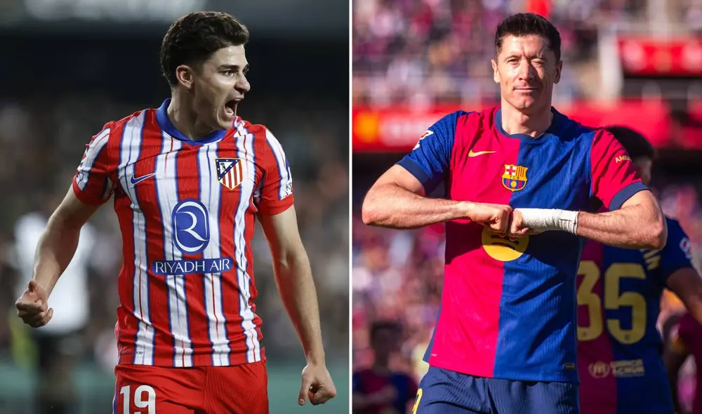 Barcelona derrotó 4-2 al Atlético Madrid en el último cruce por la liga española. Foto: composición LR/Atlético de Madrid/FC Barcelona