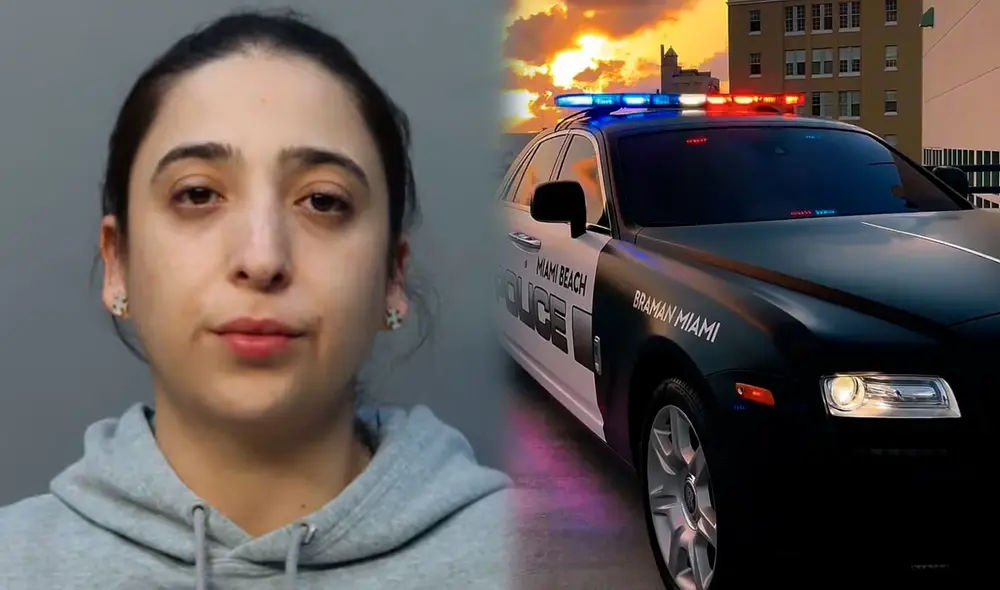 La mujer arrestada por robar el auto y agredir a un policía tuvo una fianza de US$8.500 Foto: Composición LR/WPLG/InfoNegocios Miami La mujer arrestada por robar el auto y agredir a un policía tuvo una fianza de US$8.500 Foto: Composición LR/WPLG/InfoNegocios Miami