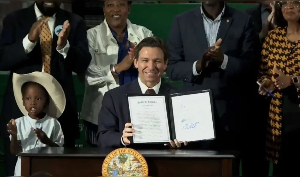 DeSantis implementó un nuevo acuerdo en febrero de 2025 que amplía la colaboración de Florida con las fuerzas del orden federales bajo el programa 287(g). Foto: difusión.