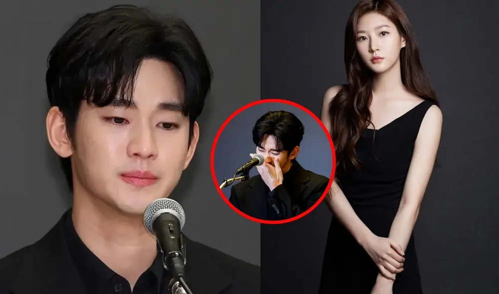 Kim Soo Hyun se quiebra al hablar de Kim Sae Ron. Foto: Difusión/REUTERS