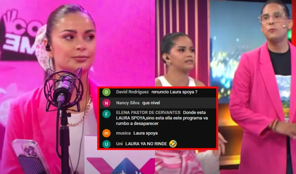 Usuarios se cuestionan la ausencia de Laura Spoya en 'La noche habla'. Foto: YouTube/Panamericana