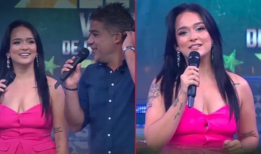 Daniela Darcourt sorprendió al aparecer en el programa 'EEG'. Foto: América Televisión