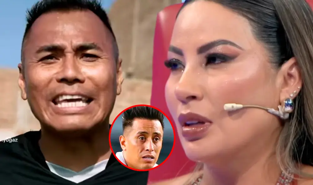 'Tenchy' Ugaz admitió que tiene una amistad con Pamela López. Foto: Composición LR/Captura/TikTok/Captura/YouTube