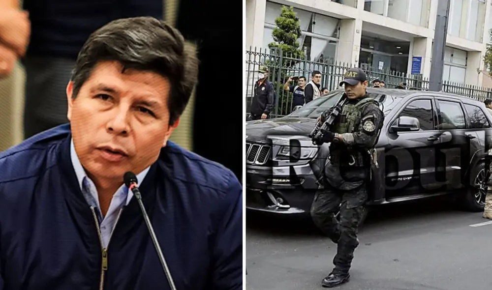 Pedro Castillo y su familia estuvieron dentro del 'cofre' presidencial. Foto: composición LR Pedro Castillo y su familia estuvieron dentro del 'cofre' presidencial. Foto: composición LR