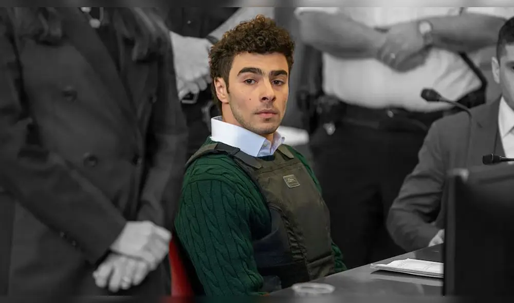 La vez que Luigi Mangione compareció ante la Corte Suprema de Manhattan, donde enfrenta acusaciones de asesinato y terrorismo en Nueva York. Foto: POOL/AFP