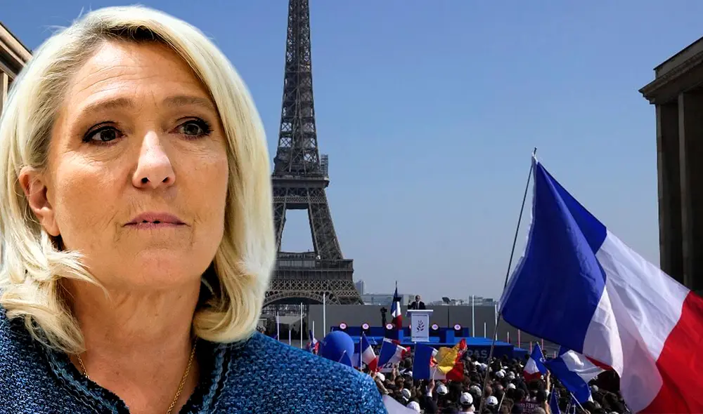 Le Pen fue acusada de desempeñar un "papel central" en un plan ilegal de la Agrupación Nacional para usar casi 5 millones de dólares de fondos para gastos del partido. Foto: Composición LR. Le Pen fue acusada de desempeñar un "papel central" en un plan ilegal de la Agrupación Nacional para usar casi 5 millones de dólares de fondos para gastos del partido. Foto: Composición LR.