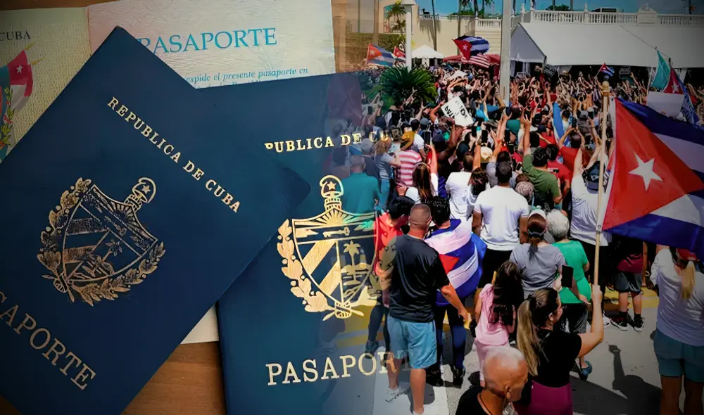 Los inmigrantes cubanos en Estados Unidos deben tener pasaporte vigente para entrar a Cuba. Foto: composición LR/Directorio Cubano